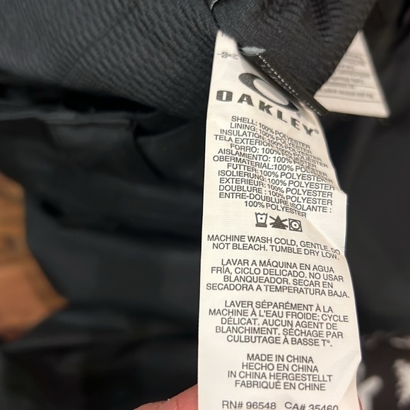 Oakley Tango Ski & Snowboarding Insulated Pants XS - Picture 8 of 15